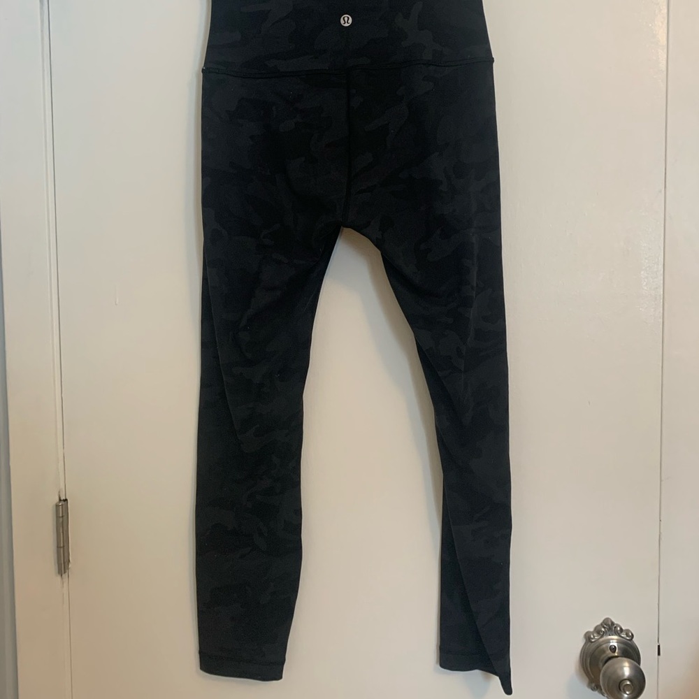 Lululemon Wunder Under Camo Leggings
